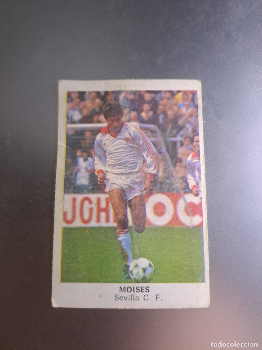 Fu&szlig;ball-Sticker: CROMO MOISES SEVILLA FUTBOL 84 CROPAN LIGA 83 84 1983 1984 CROMOS CANO RECUPERADO