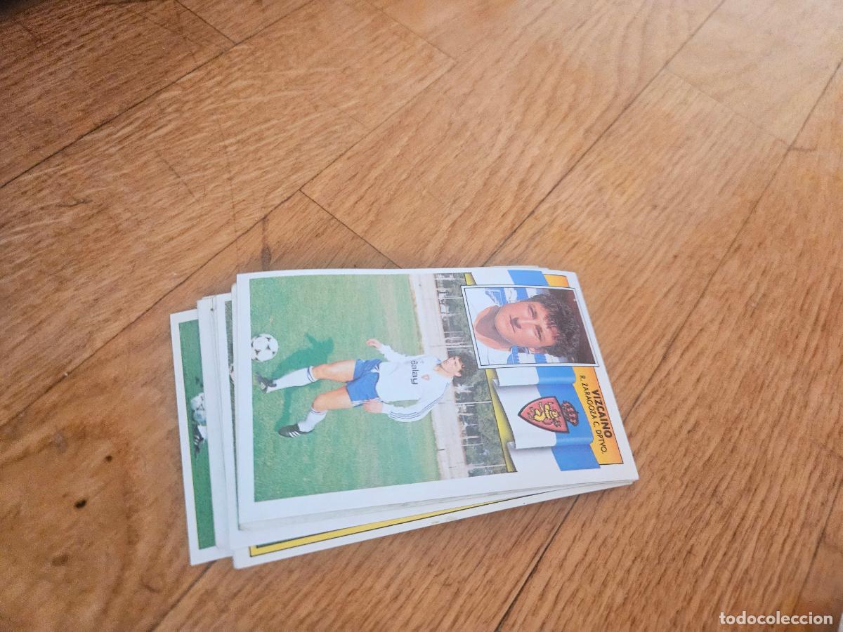 Figurine di Calcio: vizcaino zaragoz a este 1990 1991 90 91 sin pegar