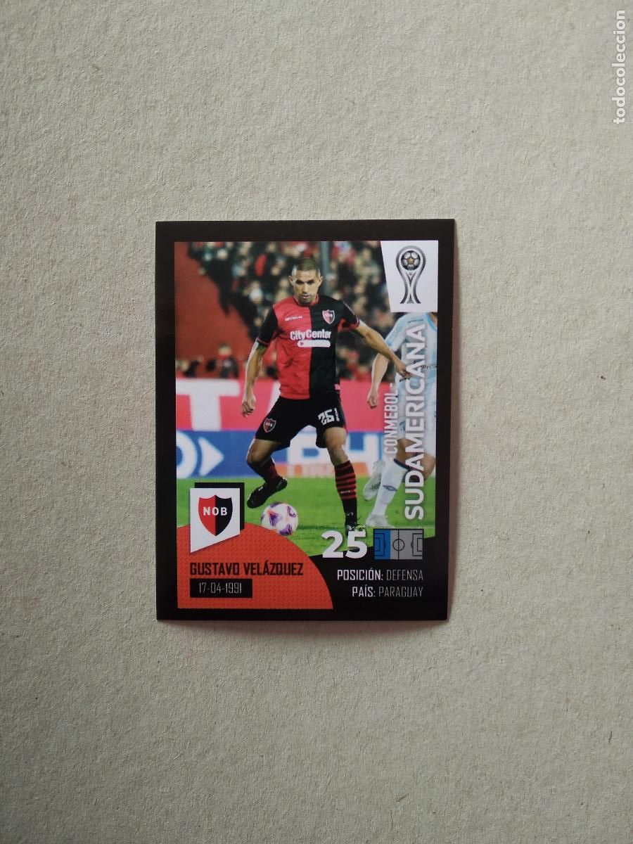 Cromos de F&uacute;tbol: 139 GUSTAVO VELAZQUEZ NEWELL'S CROMO FUTBOL CONMEBOL SUDAMERICANA LA GRAN CONQUISTA 2023