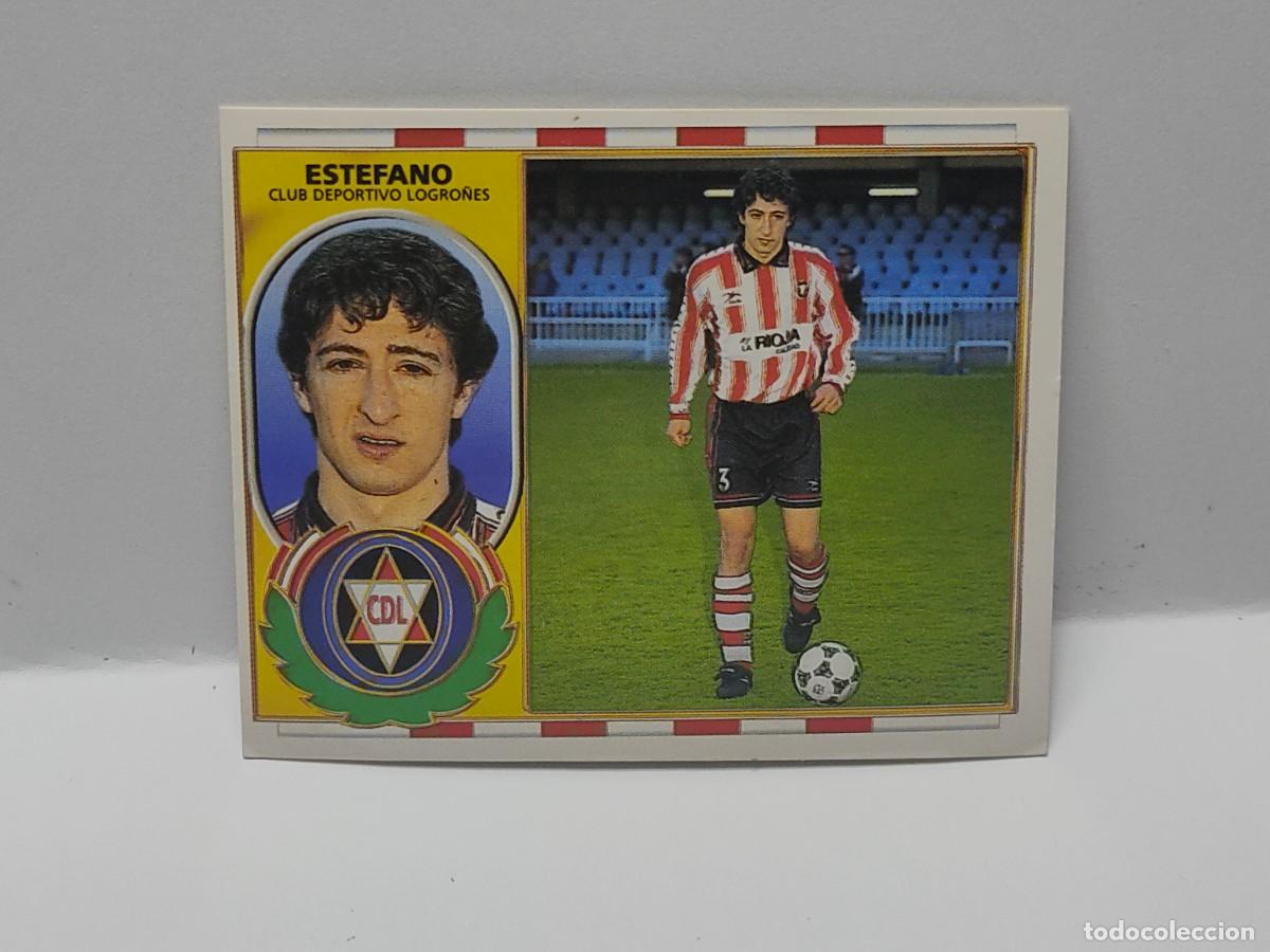 Cromos de f&uacute;tbol: Cromo EDICIONES ESTE 1996 1997 96/97 - LOGRO&Ntilde;&Eacute;S - ESTEFANO - no pegado - Foto 1