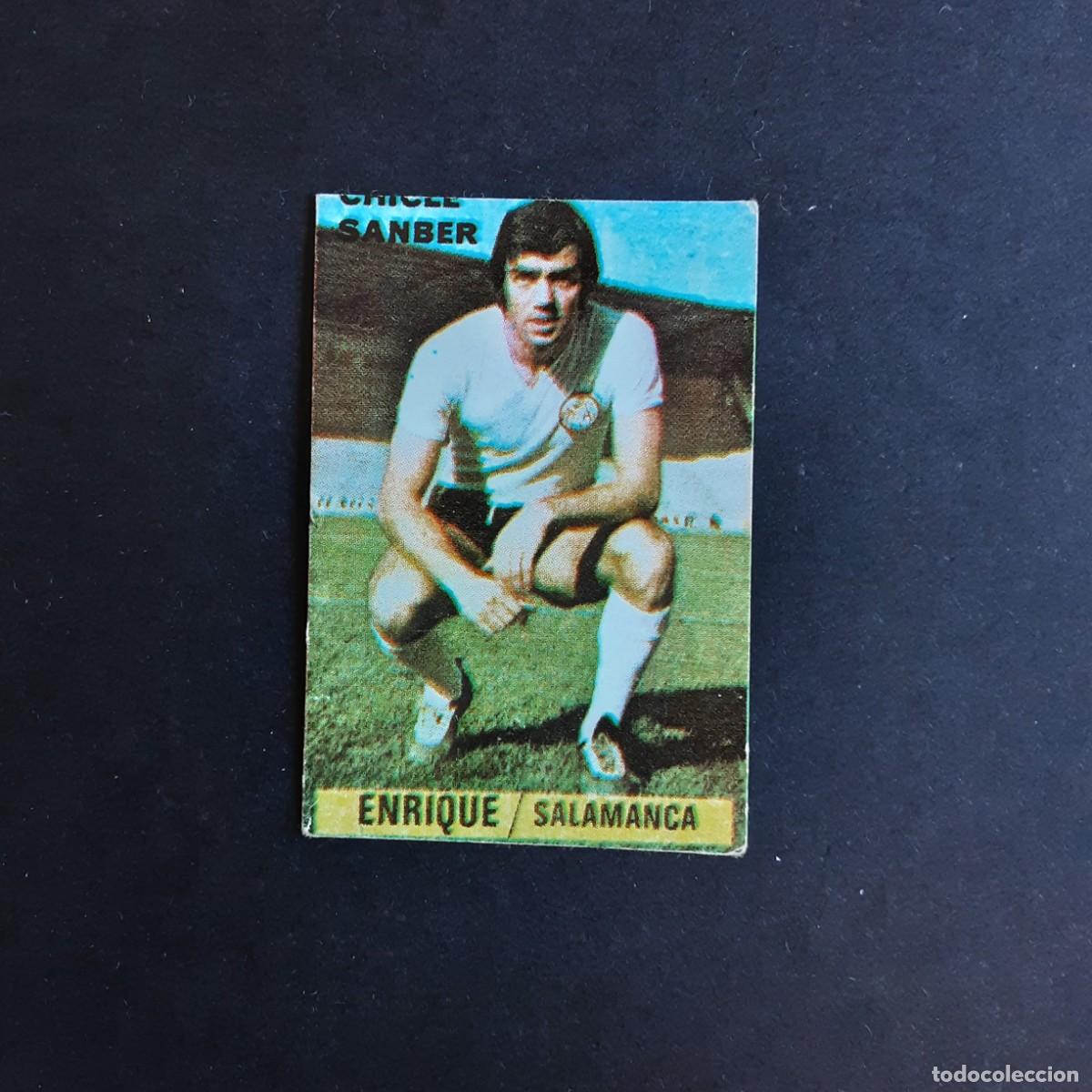 Figurine di Calcio: LIGA 1974 1975 74 75 ENRIQUE SALAMANCA CHICLE SANBER SIN PEGAR