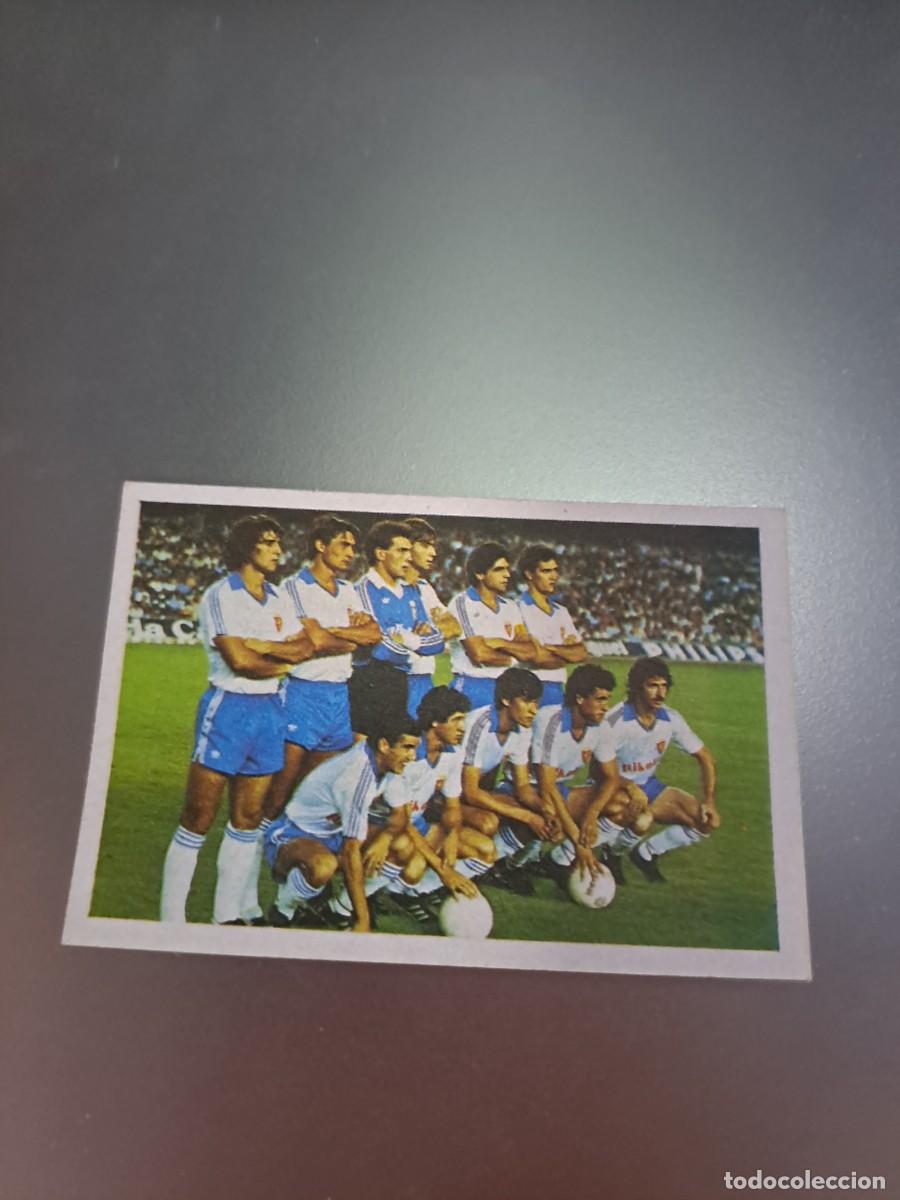 Cromos de F&uacute;tbol: CROMO ALINEACION EQUIPO ZARAGOZA FUTBOL 84 CROPAN LIGA 83 84 1983 1984 CROMOS CANO RECUPERADO