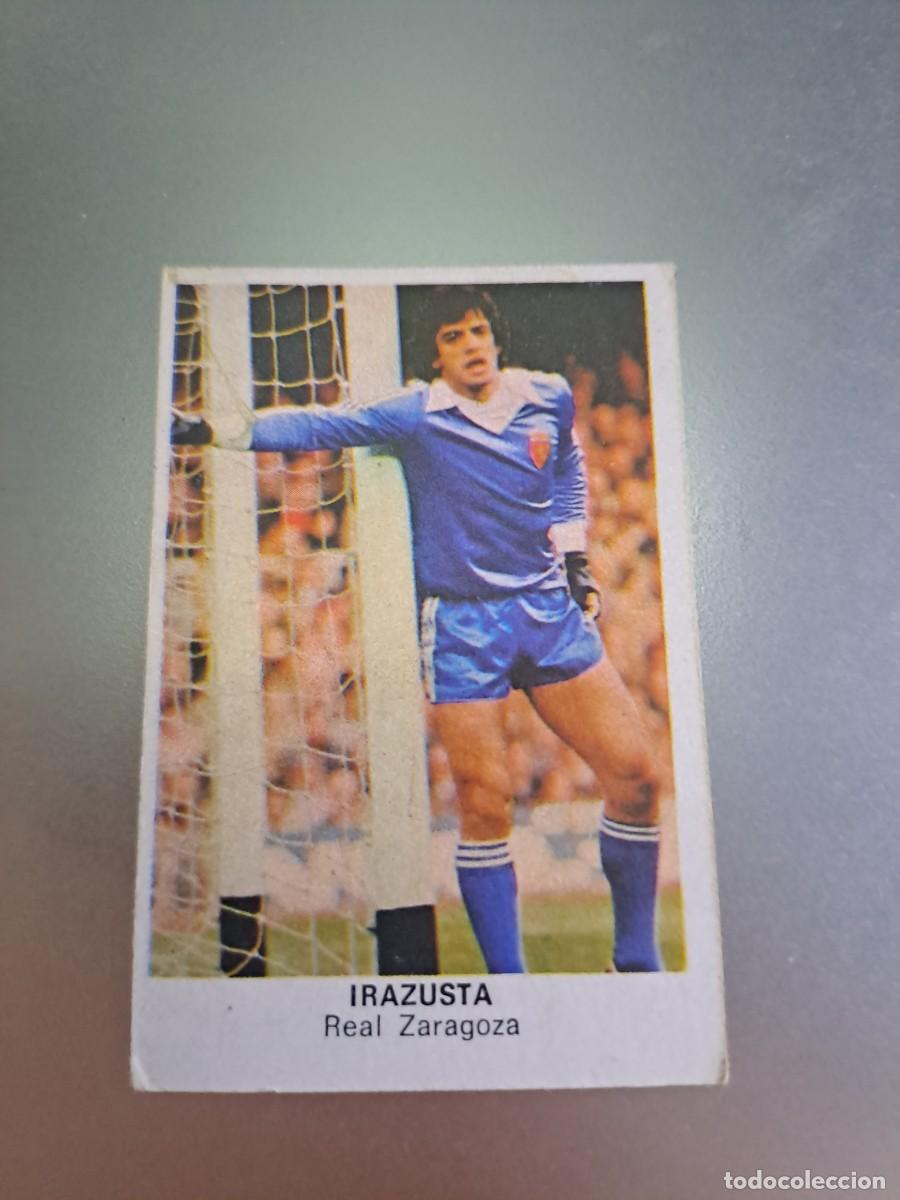 Cromos de F&uacute;tbol: CROMO IRAZUSTA ZARAGOZA FUTBOL 84 CROPAN LIGA 83 84 1983 1984 CROMOS CANO RECUPERADO