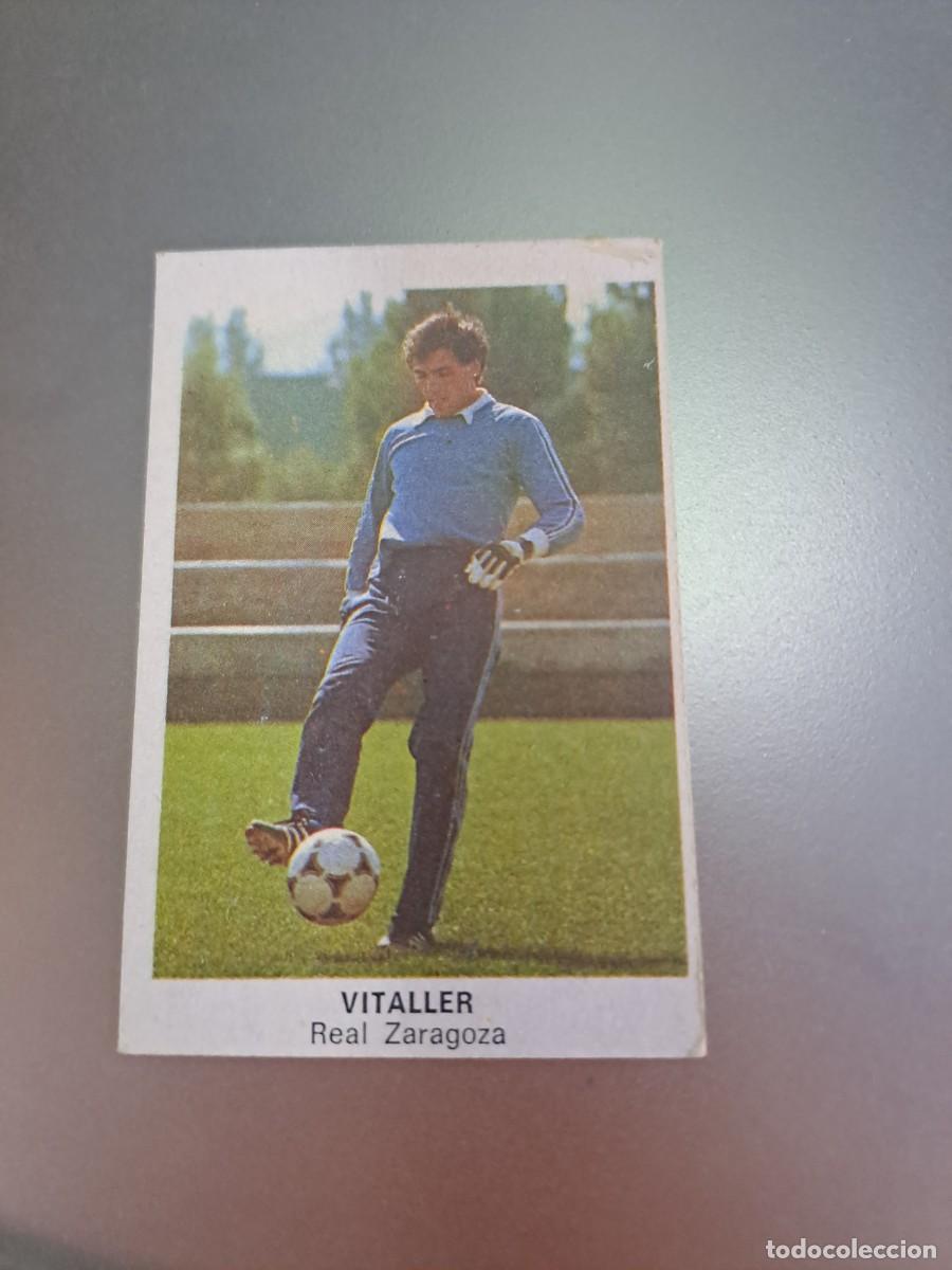 Cromos de F&uacute;tbol: CROMO VITALLER ZARAGOZA FUTBOL 84 CROPAN LIGA 83 84 1983 1984 CROMOS CANO RECUPERADO