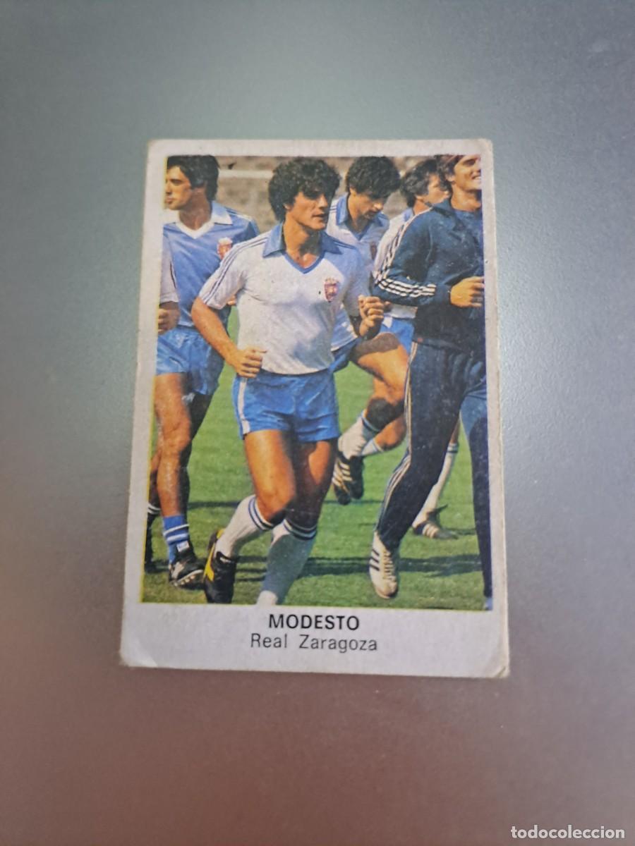 Cromos de F&uacute;tbol: CROMO MODESTO ZARAGOZA FUTBOL 84 CROPAN LIGA 83 84 1983 1984 CROMOS CANO RECUPERADO
