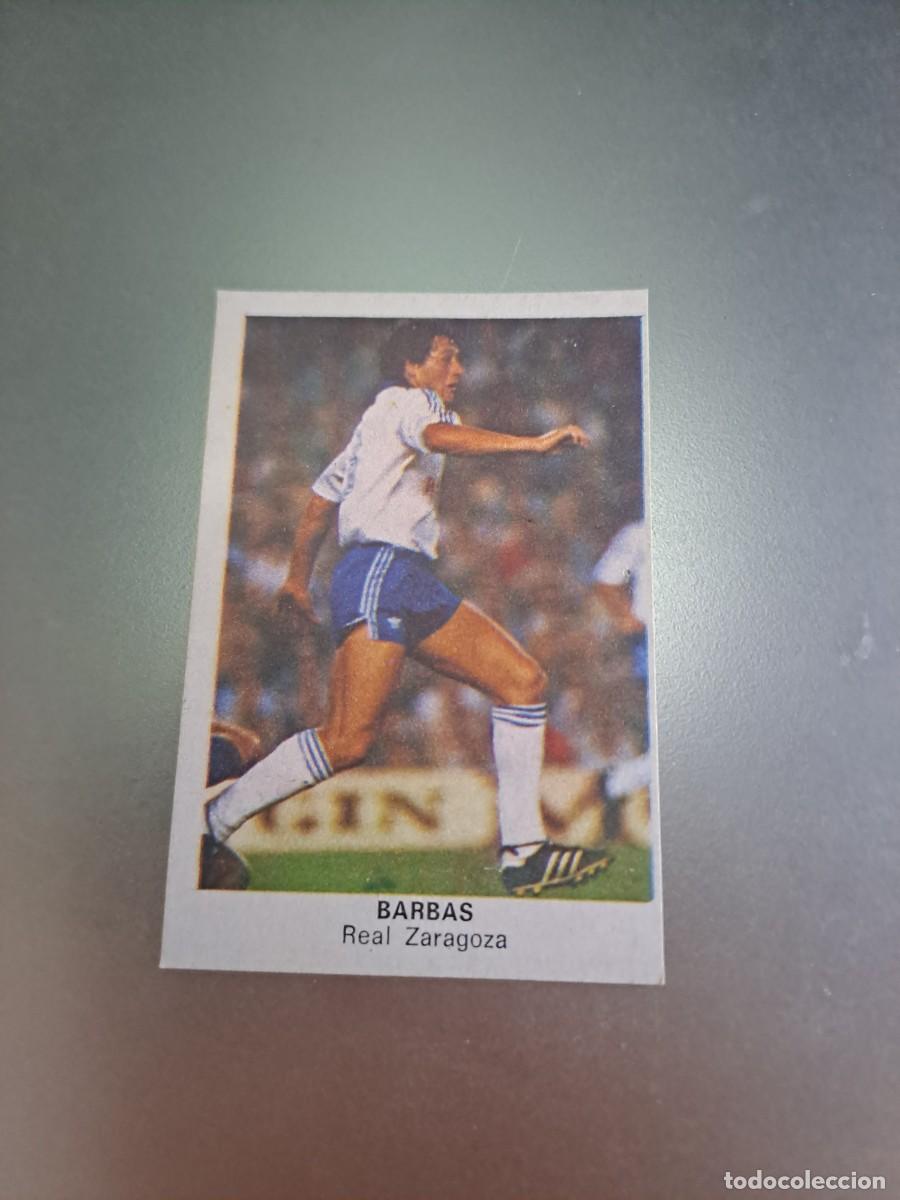 Cromos de F&uacute;tbol: CROMO BARBAS ZARAGOZA FUTBOL 84 CROPAN LIGA 83 84 1983 1984 CROMOS CANO RECUPERADO