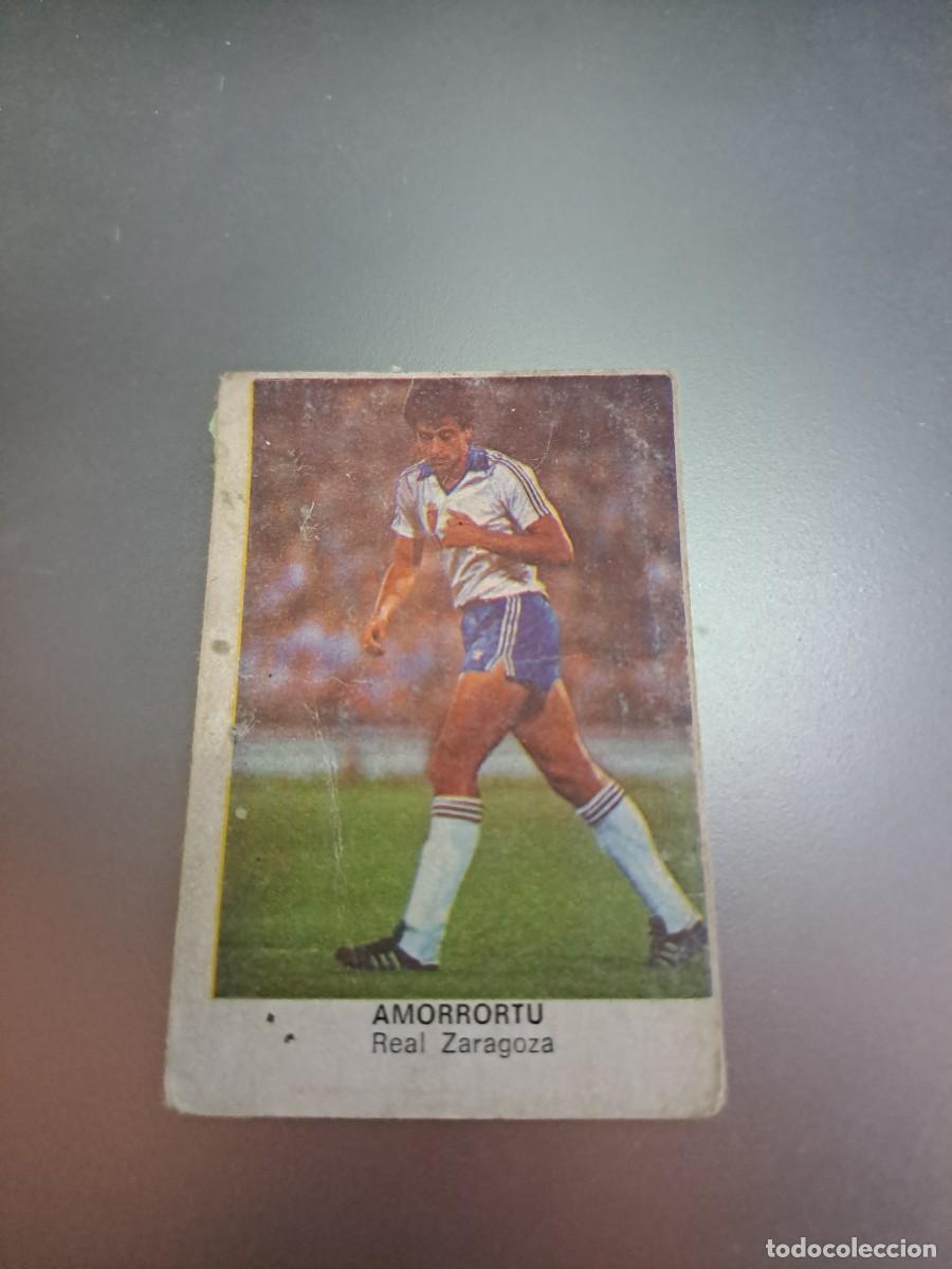 Cromos de F&uacute;tbol: CROMO AMORRORTU ZARAGOZA FUTBOL 84 CROPAN LIGA 83 84 1983 1984 CROMOS CANO RECUPERADO