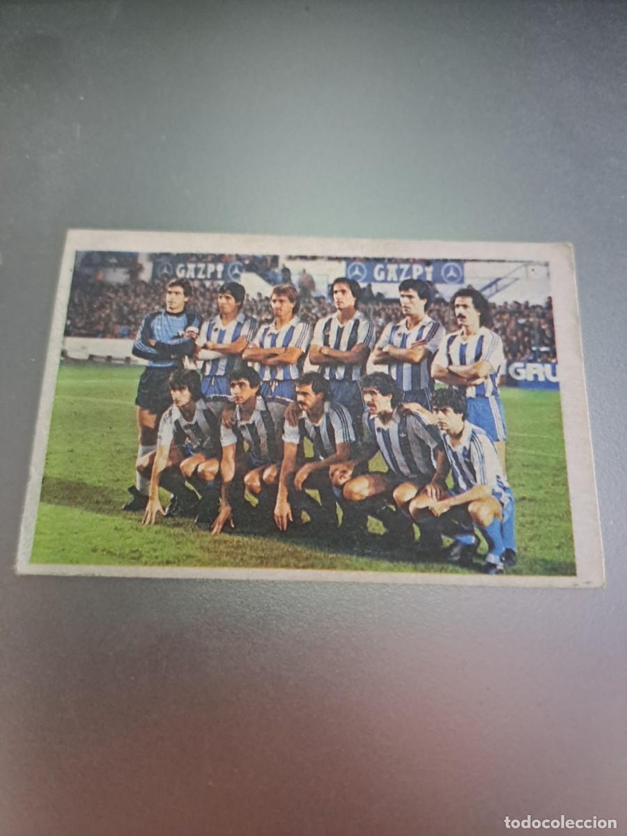 Cromos de F&uacute;tbol: CROMO EQUIPO ALINEACION REAL SOCIEDAD FUTBOL 84 CROPAN LIGA 83 84 1983 1984 CROMOS CANO RECUPERADO