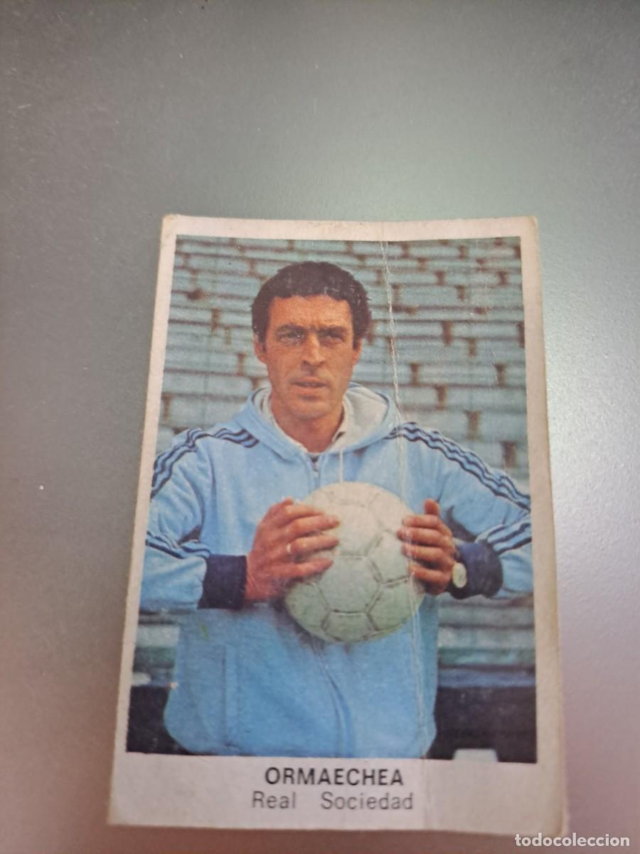 Cromos de F&uacute;tbol: CROMO ORMAECHEA REAL SOCIEDAD FUTBOL 84 CROPAN LIGA 83 84 1983 1984 CROMOS CANO RECUPERADO