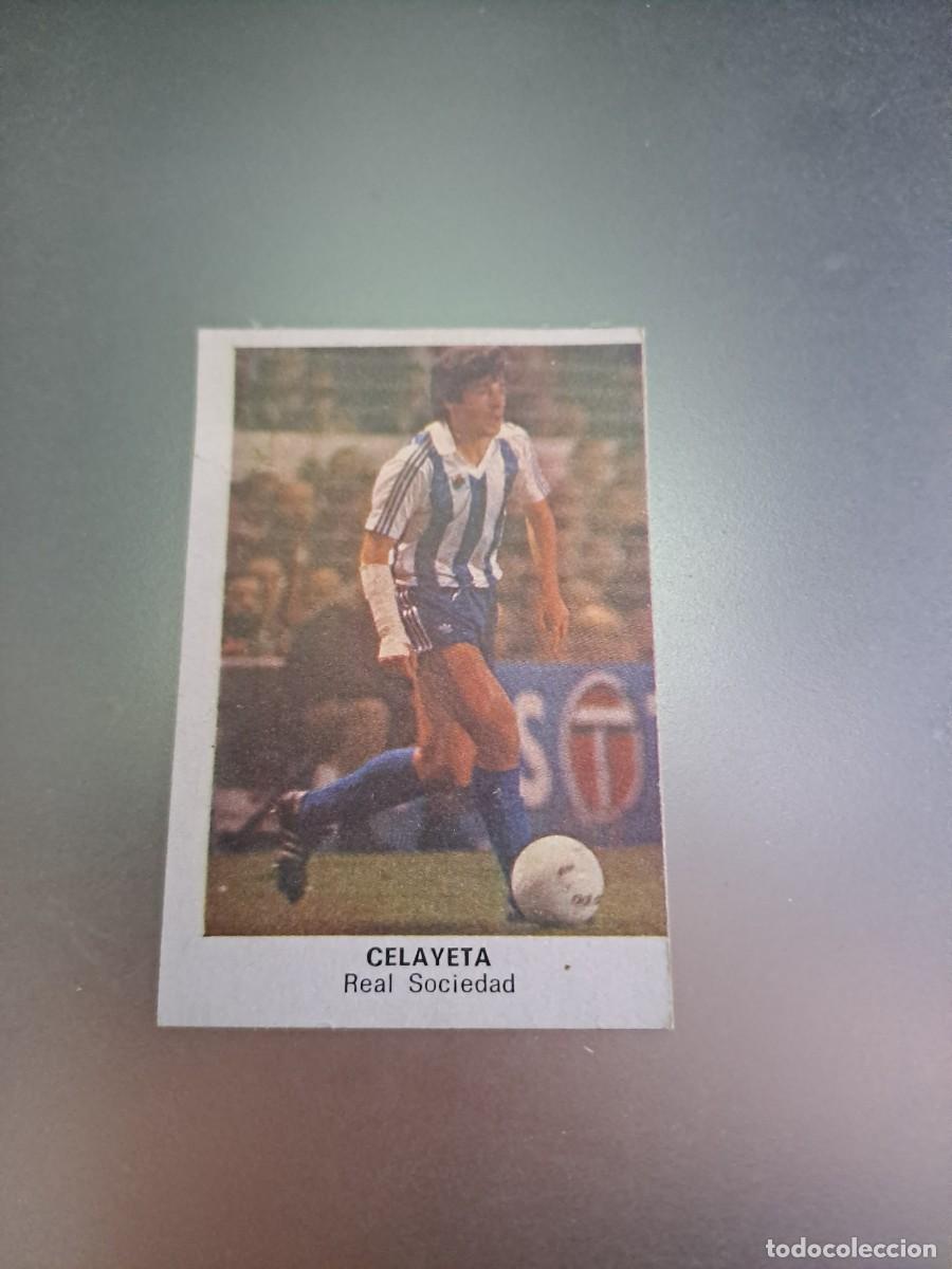 Cromos de F&uacute;tbol: CROMO CELAYETA REAL SOCIEDAD FUTBOL 84 CROPAN LIGA 83 84 1983 1984 CROMOS CANO RECUPERADO