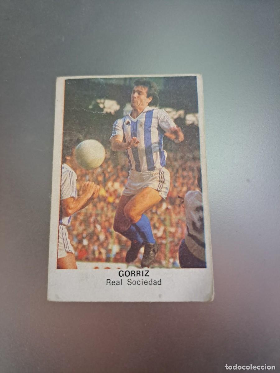 Cromos de F&uacute;tbol: CROMO GORRIZ REAL SOCIEDAD FUTBOL 84 CROPAN LIGA 83 84 1983 1984 CROMOS CANO RECUPERADO