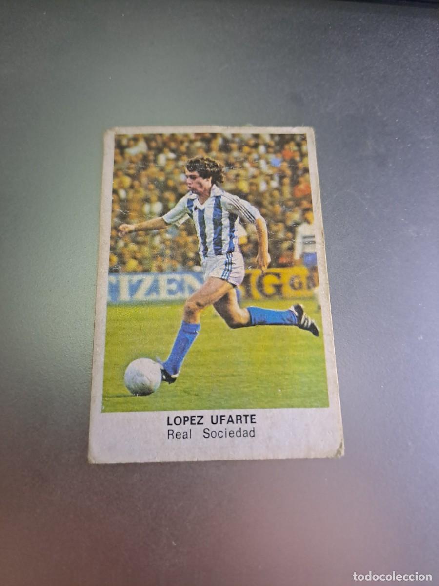 Cromos de F&uacute;tbol: CROMO LOPEZ UFARTE SOCIEDAD FUTBOL 84 CROPAN LIGA 83 84 1983 1984 CROMOS CANO RECUPERADO