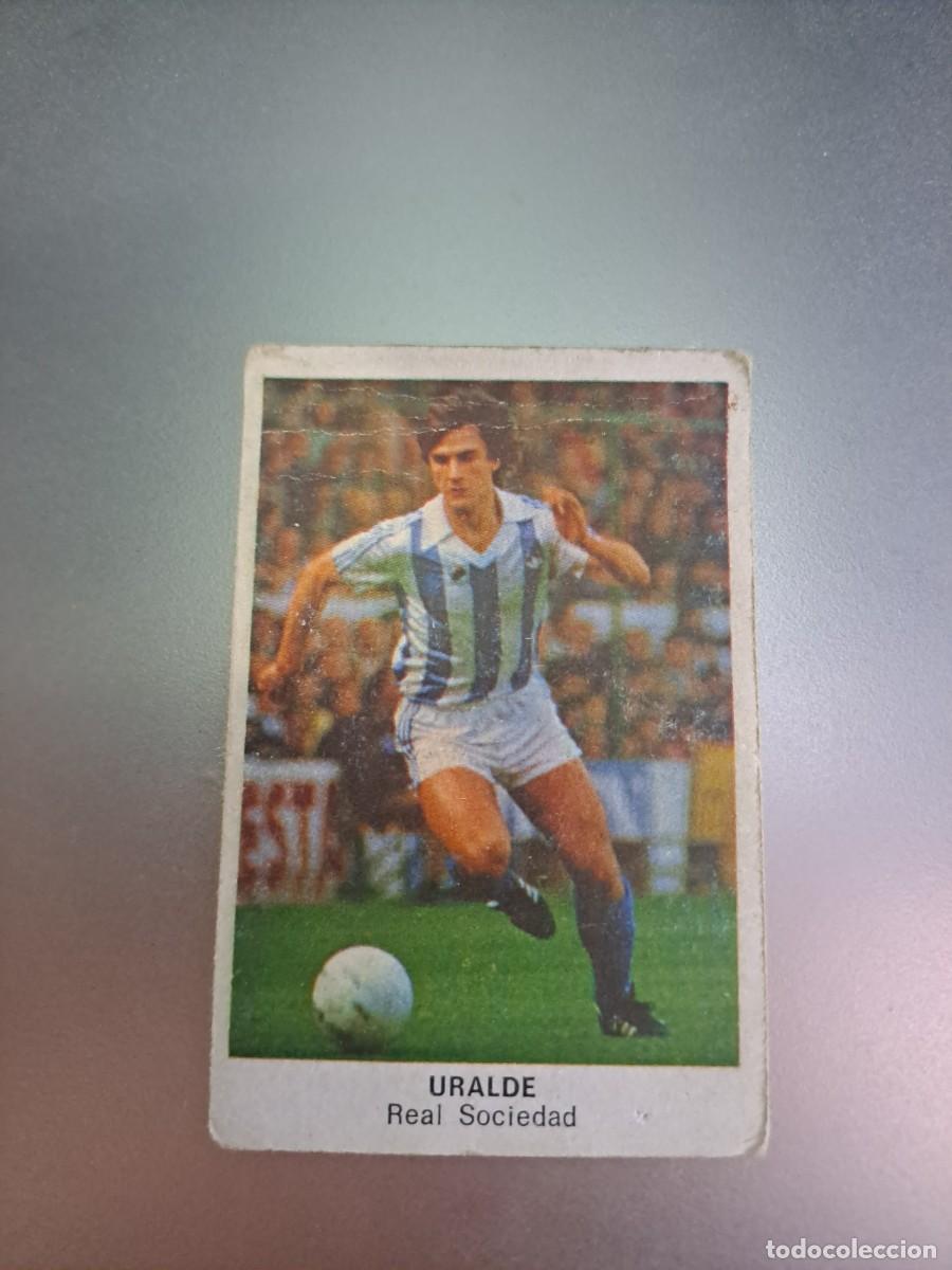 Cromos de F&uacute;tbol: CROMO URALDE SOCIEDAD FUTBOL 84 CROPAN LIGA 83 84 1983 1984 CROMOS CANO RECUPERADO