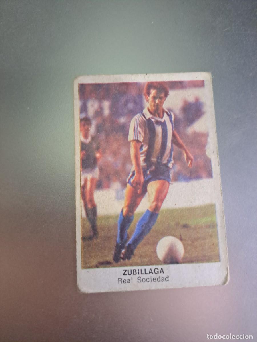 Cromos de F&uacute;tbol: CROMO ZUBILLAGA SOCIEDAD FUTBOL 84 CROPAN LIGA 83 84 1983 1984 CROMOS CANO RECUPERADO