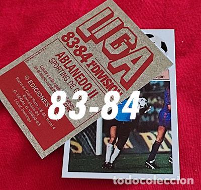 Cromos de f&uacute;tbol: Ablanedo II Sporting Gijon custom 83-84