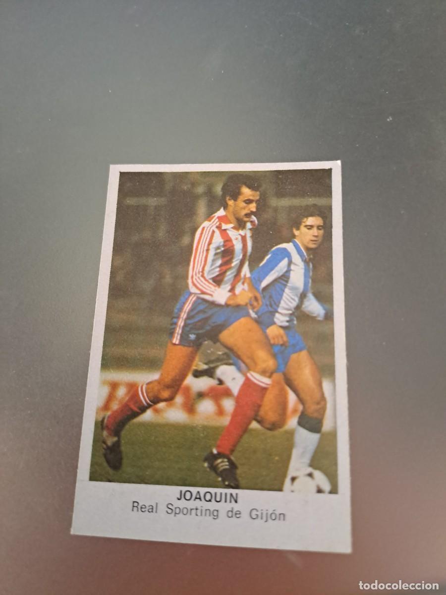 Cromos de F&uacute;tbol: CROMO JOAQUIN SPORTING DE GIJON FUTBOL 84 CROPAN LIGA 83 84 1983 1984 CROMOS CANO RECUPERADO