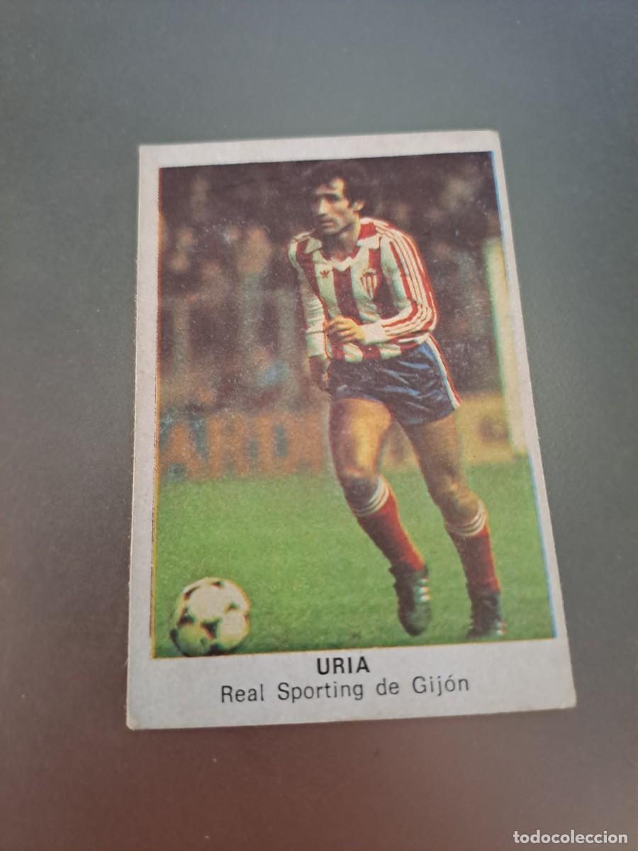 Figurine di Calcio: CROMO URIA SPORTING DE GIJON FUTBOL 84 CROPAN LIGA 83 84 1983 1984 CROMOS CANO RECUPERADO