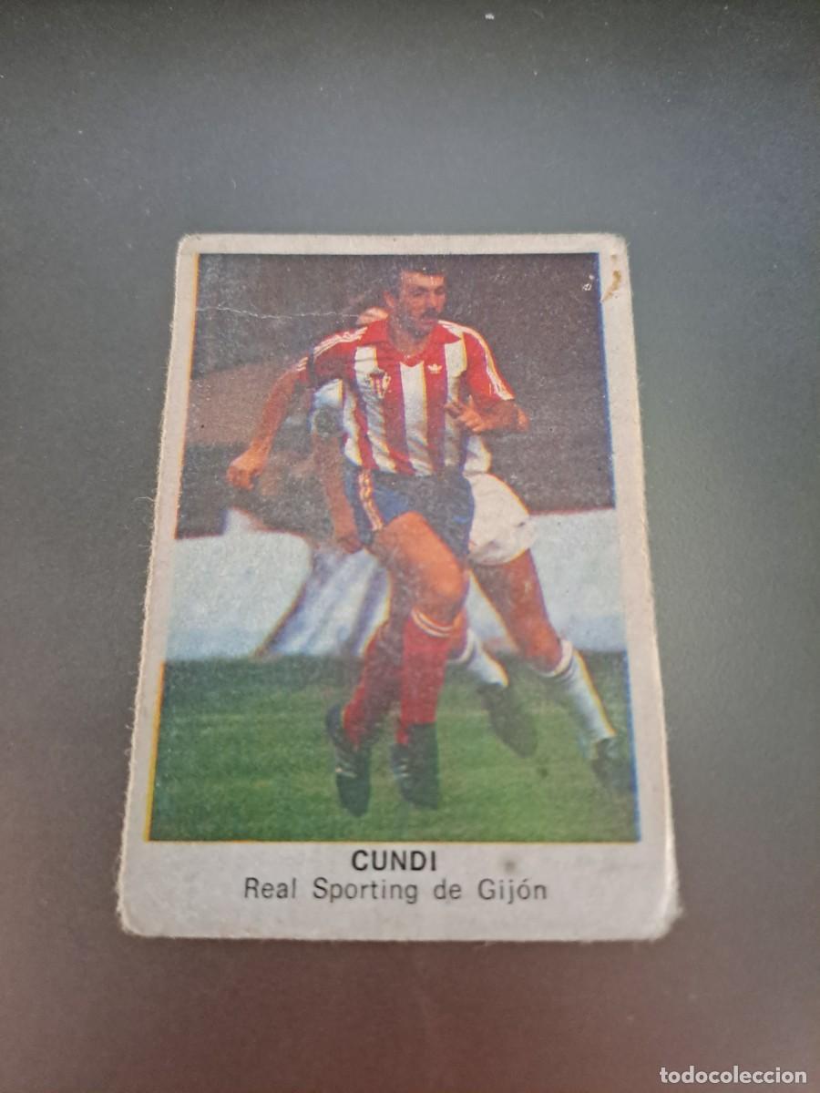 Cromos de F&uacute;tbol: CROMO CUNDI SPORTING DE GIJON FUTBOL 84 CROPAN LIGA 83 84 1983 1984 CROMOS CANO RECUPERADO