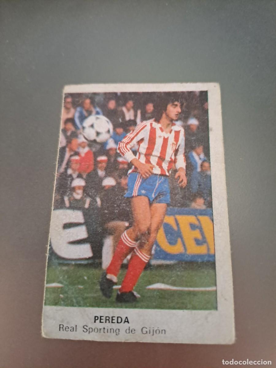 Football Stickers: CROMO PEREDA SPORTING DE GIJON FUTBOL 84 CROPAN LIGA 83 84 1983 1984 CROMOS CANO RECUPERADO