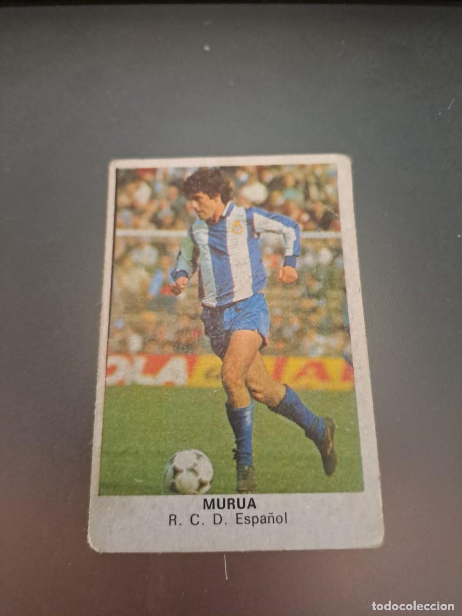 Cromos de F&uacute;tbol: CROMO MURUA ESPA&Ntilde;OL FUTBOL 84 CROPAN LIGA 83 84 1983 1984 CROMOS CANO RECUPERADO
