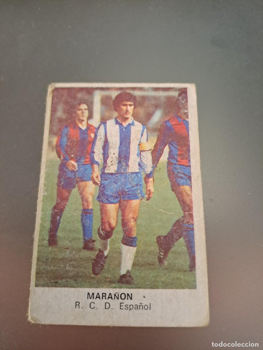 Cromos de F&uacute;tbol: CROMO MARA&Ntilde;ON ESPA&Ntilde;OL TRAS AMARILLO FUTBOL 84 CROPAN LIGA 83 84 1983 1984 CROMOS CANO RECUPERADO