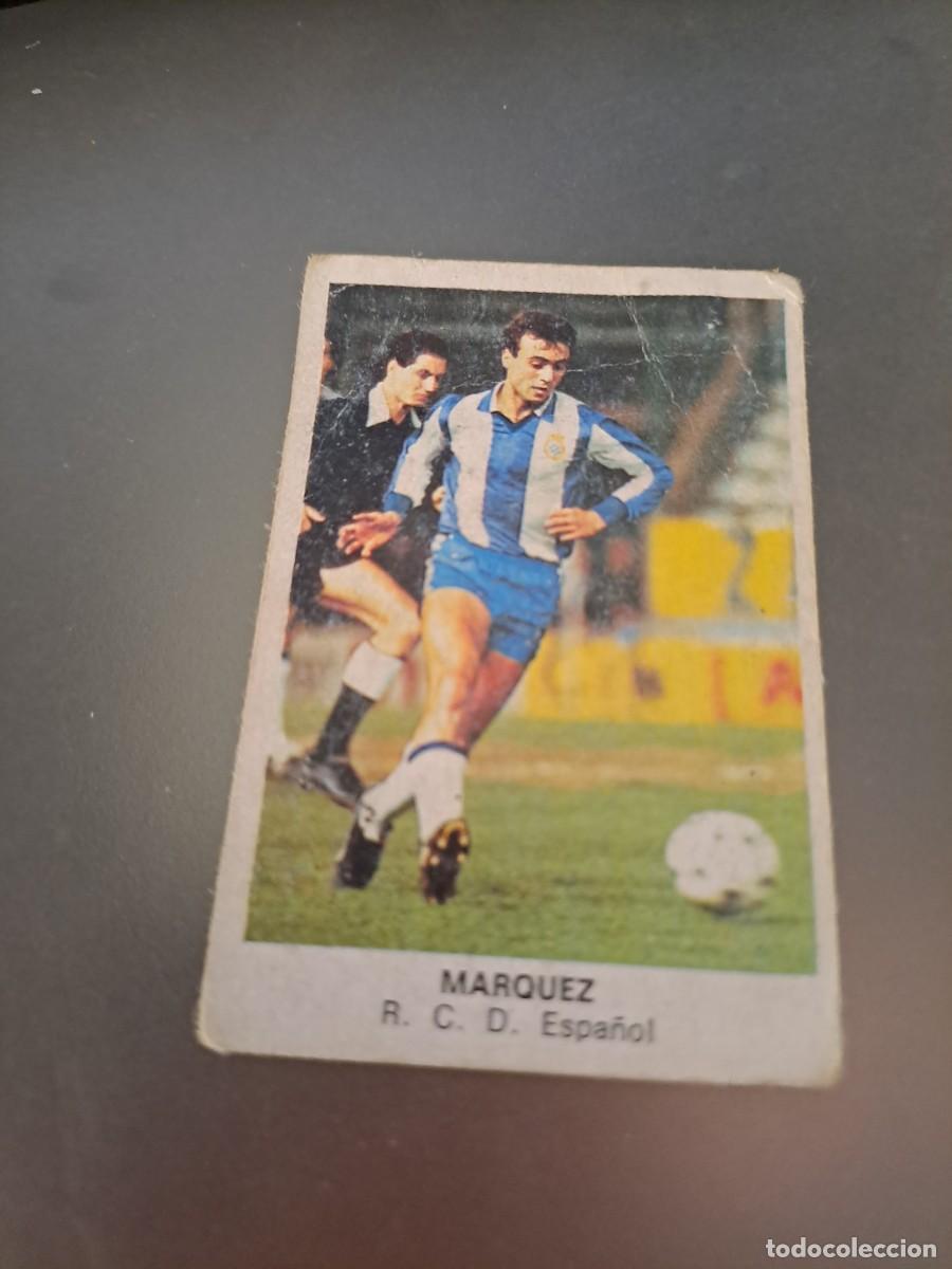Cromos de F&uacute;tbol: CROMO MARQUEZ ESPA&Ntilde;OL FUTBOL 84 CROPAN LIGA 83 84 1983 1984 CROMOS CANO RECUPERADO