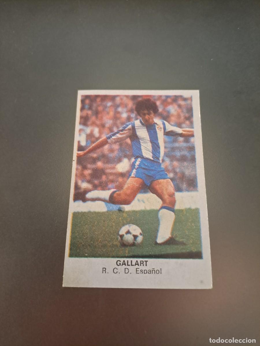 Cromos de F&uacute;tbol: CROMO GALLART ESPA&Ntilde;OL FUTBOL 84 CROPAN LIGA 83 84 1983 1984 CROMOS CANO RECUPERADO