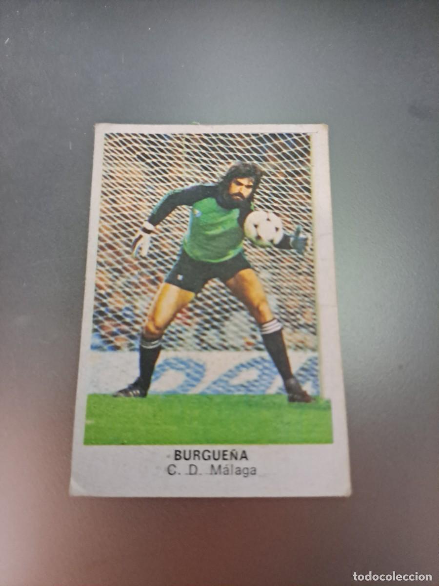 Cromos de F&uacute;tbol: CROMO BURGUE&Ntilde;A MALAGA FUTBOL 84 CROPAN LIGA 83 84 1983 1984 CROMOS CANO RECUPERADO