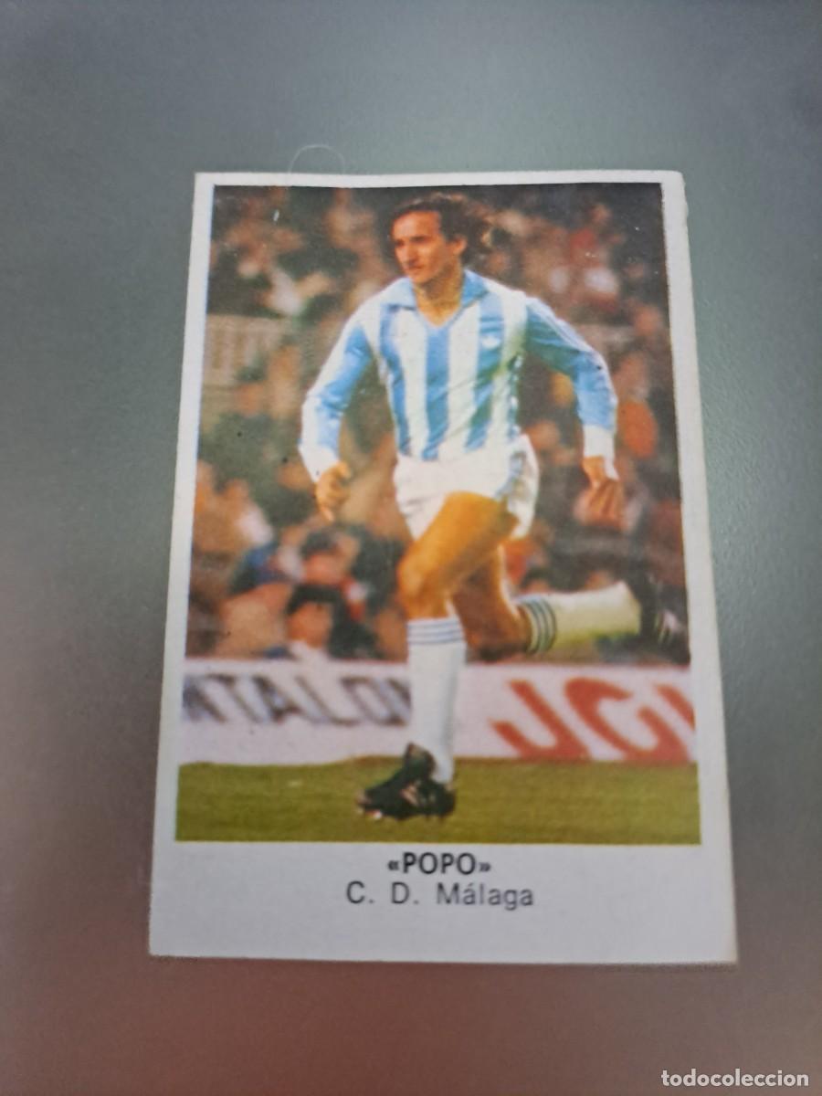Cromos de F&uacute;tbol: CROMO POPO MALAGA FUTBOL 84 CROPAN LIGA 83 84 1983 1984 CROMOS CANO RECUPERADO