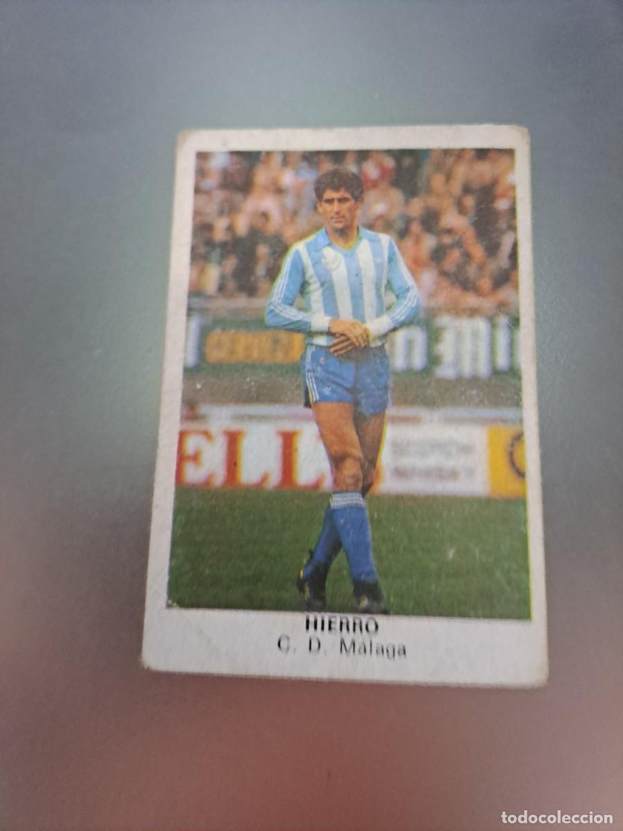 Cromos de F&uacute;tbol: CROMO HIERRO MALAGA FUTBOL 84 CROPAN LIGA 83 84 1983 1984 CROMOS CANO RECUPERADO