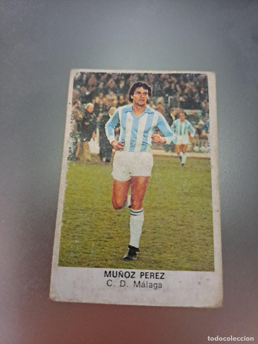 Cromos de F&uacute;tbol: CROMO MU&Ntilde;OZ PEREZ MALAGA FUTBOL 84 CROPAN LIGA 83 84 1983 1984 CROMOS CANO RECUPERADO