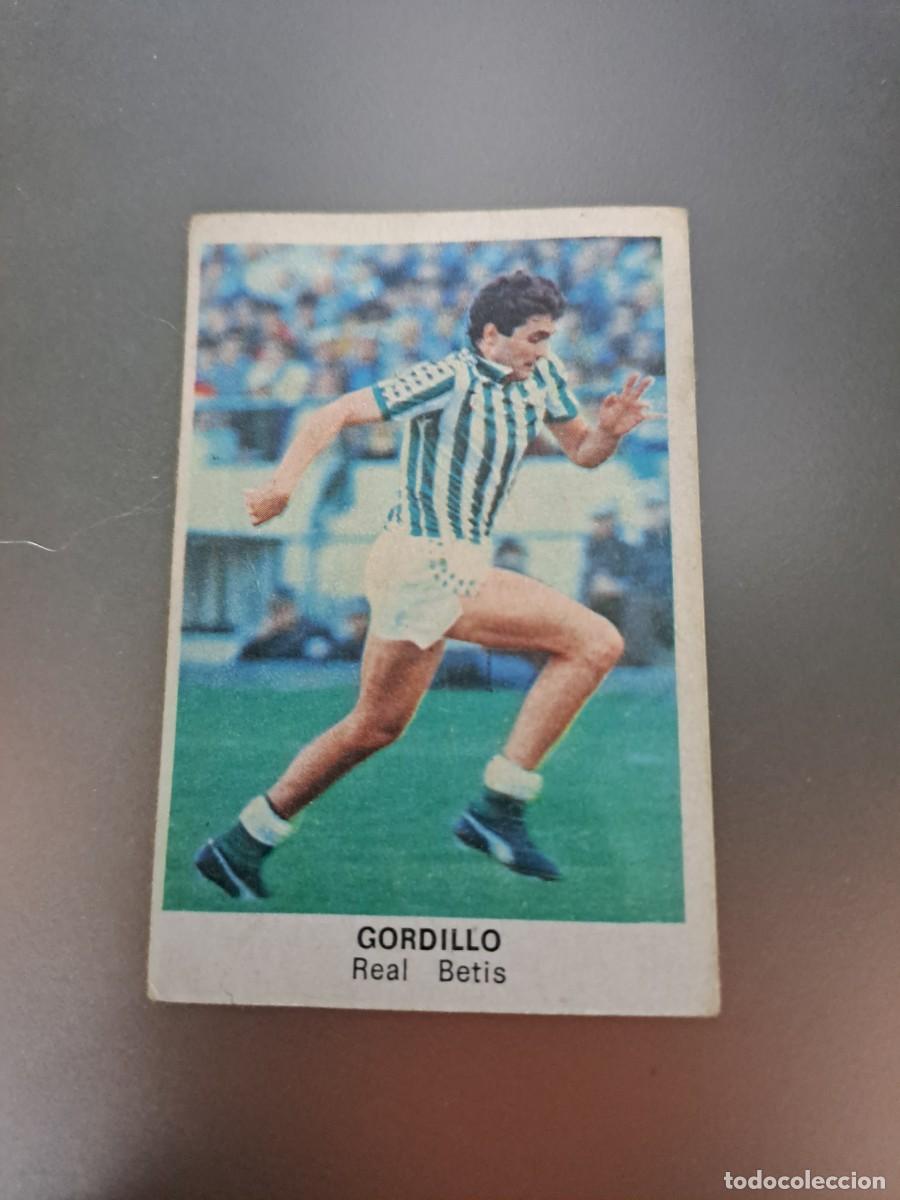 Cromos de F&uacute;tbol: CROMO GORDILLO BETIS FUTBOL 84 CROPAN LIGA 83 84 1983 1984 CROMOS CANO RECUPERADO