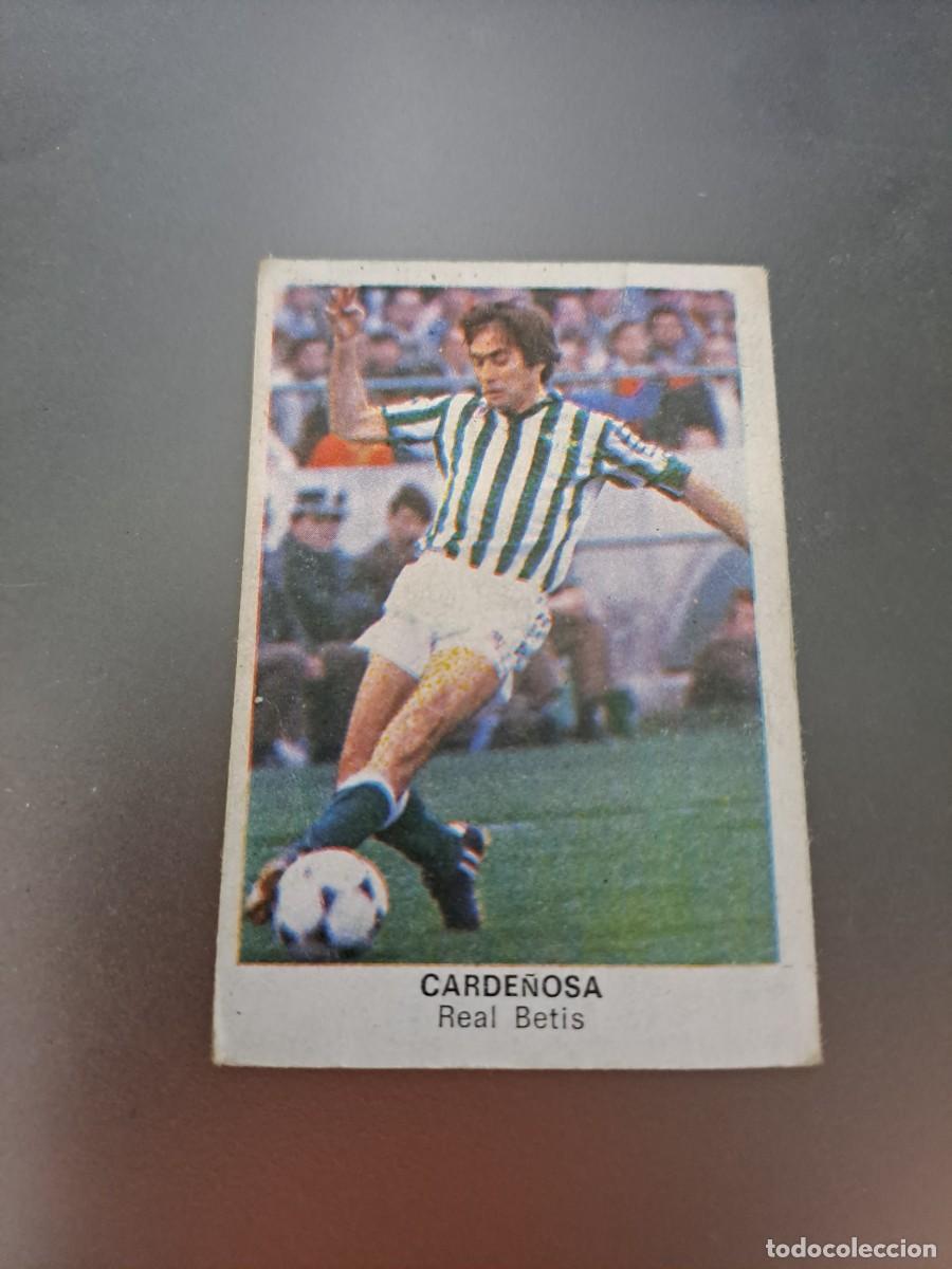 Cromos de F&uacute;tbol: CROMO CARDE&Ntilde;OSA BETIS FUTBOL 84 CROPAN LIGA 83 84 1983 1984 CROMOS CANO RECUPERADO