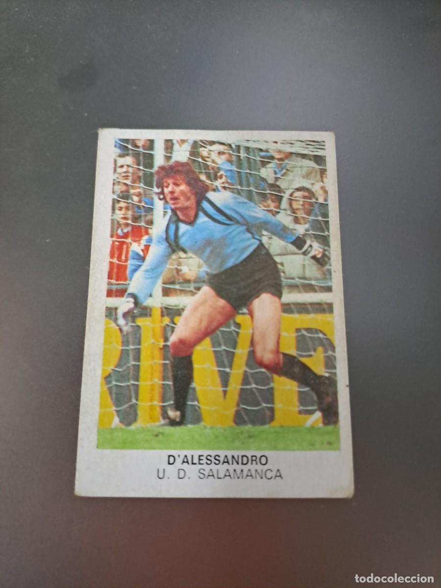 Cromos de F&uacute;tbol: CROMO D' ALESSANDRO SALAMANCA TRA AMARILLO FUTBOL 84 CROPAN LIGA 83 1983 1984 CROMOS CANO RECUPERADO
