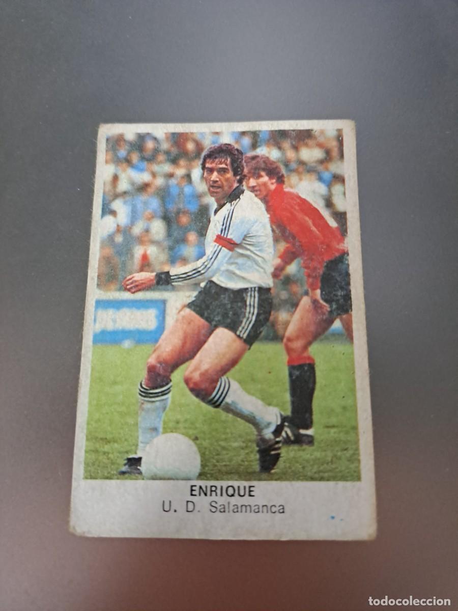 Cromos de F&uacute;tbol: CROMO ENRIQUE SALAMANCA TRAS AMARILLO FUTBOL 84 CROPAN LIGA 83 84 1983 1984 CROMOS CANO RECUPERADO
