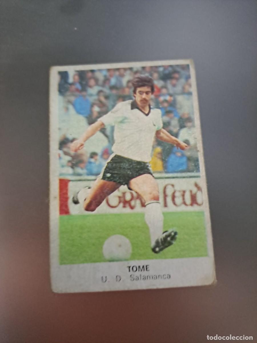 Cromos de F&uacute;tbol: CROMO TOME SALAMANCA TRAS AMARILLO FUTBOL 84 CROPAN LIGA 83 84 1983 1984 CROMOS CANO RECUPERADO
