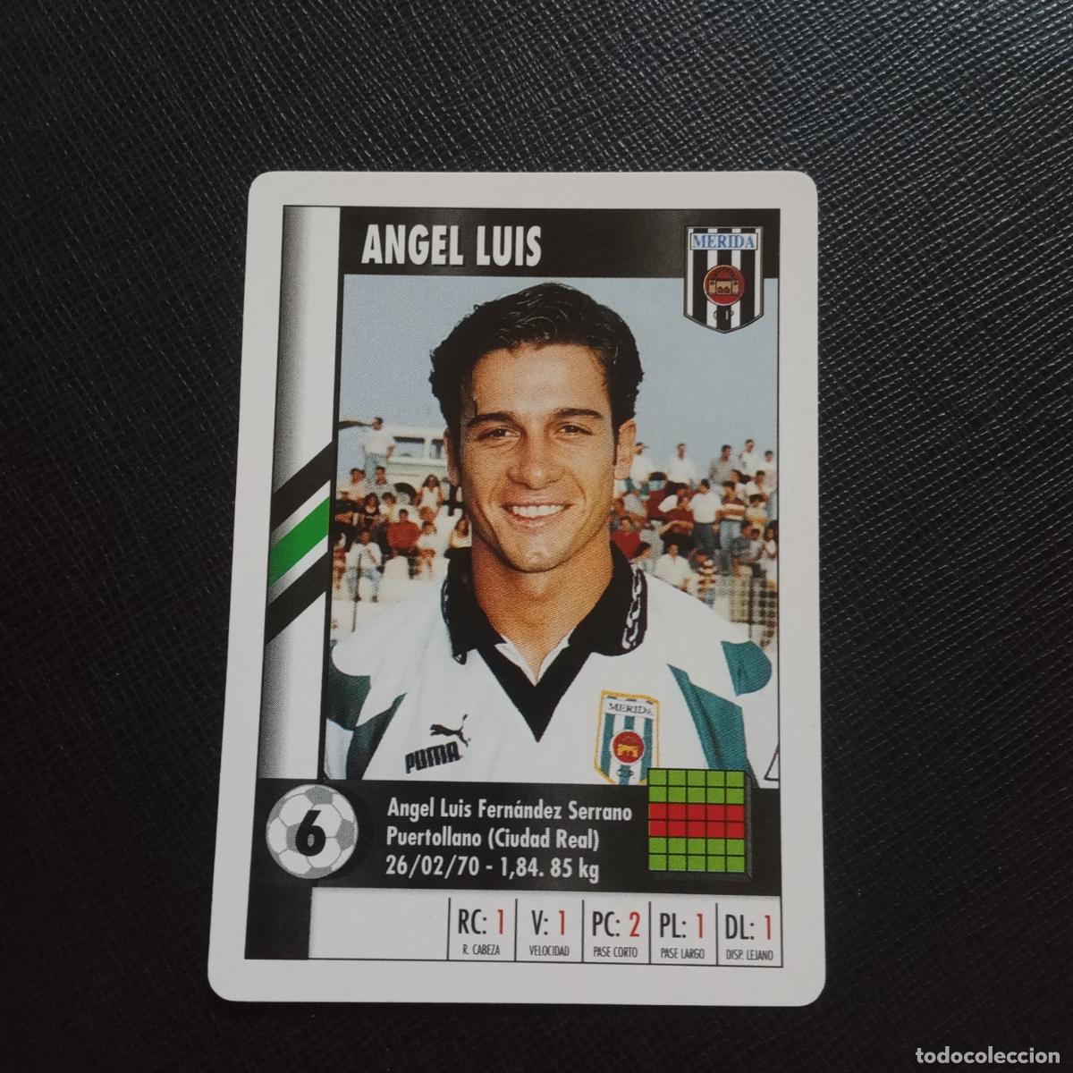 Cromos de F&uacute;tbol: 6 ANGEL LUIS MERIDA MARCA SUPER GOL 1995 1996 NAIPE SUPERGOL CROMO 95 96 FUTBOL - A97 PG181
