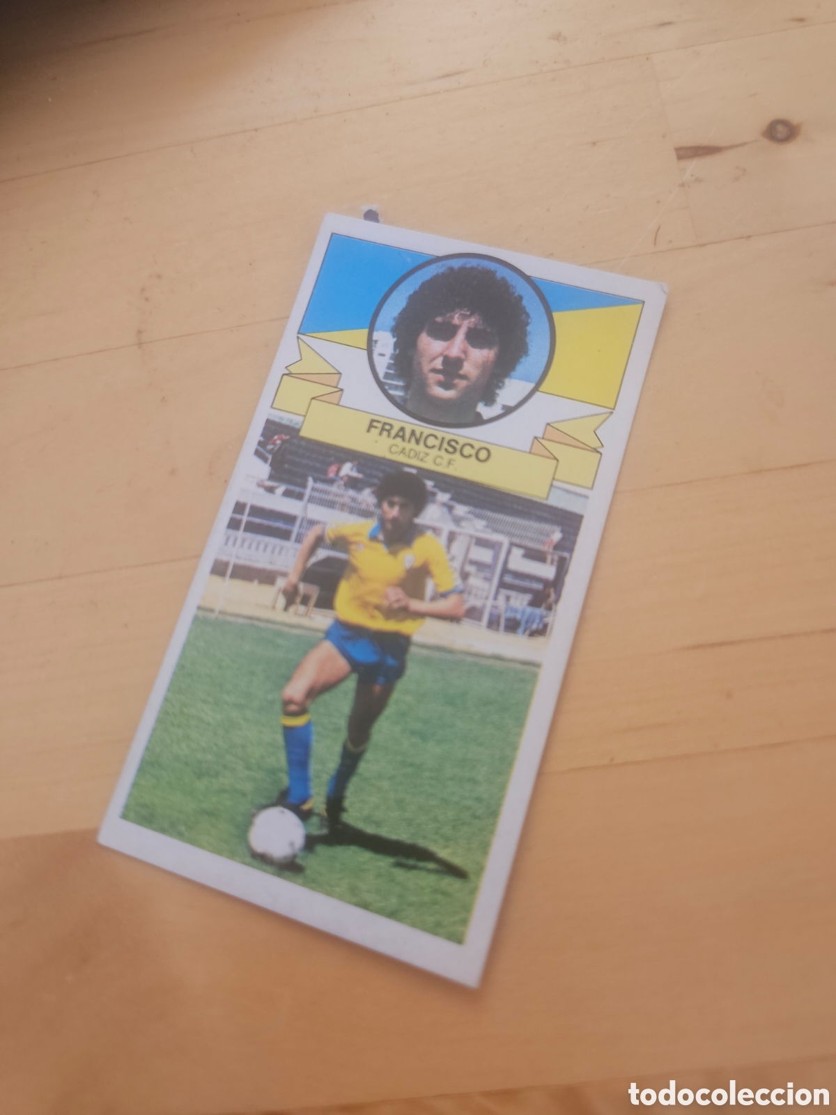 Football Stickers: Francisco C&aacute;diz coloca 1985 1986 85 86