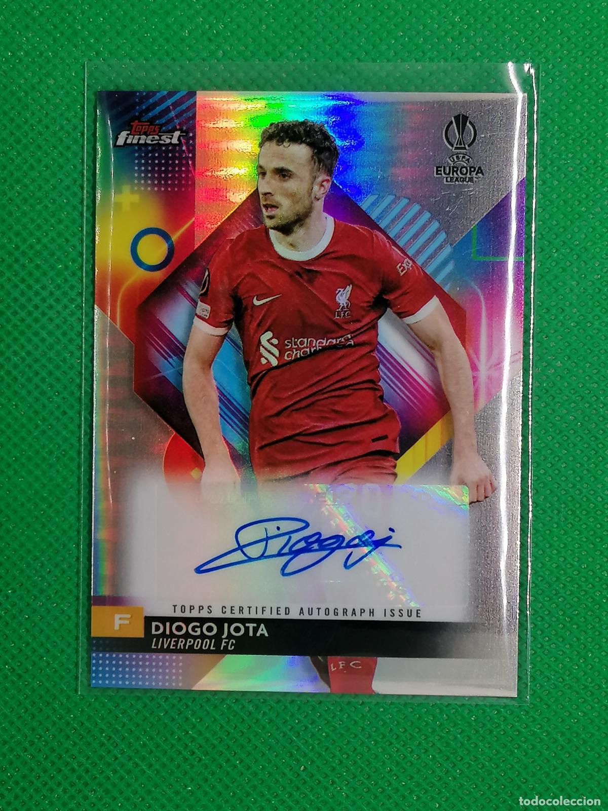 a-dj diogo jota liverpool autografo auto ⚽ topp - Buy Collectible 
