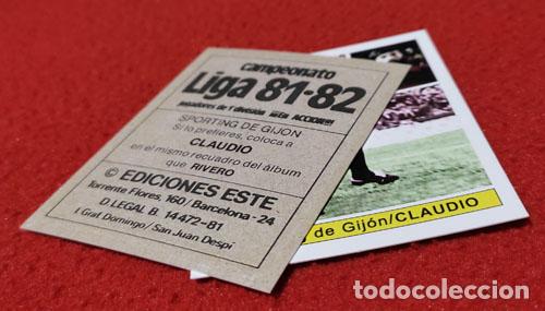 Cromos de f&uacute;tbol: Claudio Sporting de Gijon custom 81-82 - Foto 1
