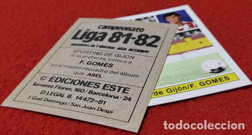 Cromos de Futebol: Fernando Gomes Sporting de Gijon custom 81-82