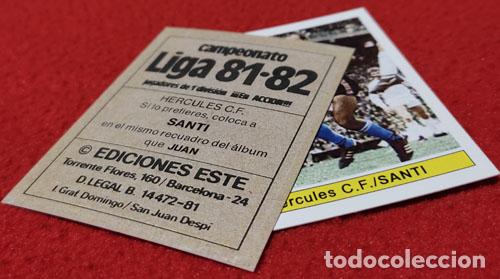 Football Stickers: Santi Hercules C.F. custom 81-82