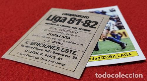 Cromos de f&uacute;tbol: Zubillaga Real Sociedad custom 81-82