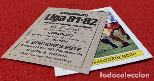 Cromos de f&uacute;tbol: Orbegozo Real Sociedad custom 81-82