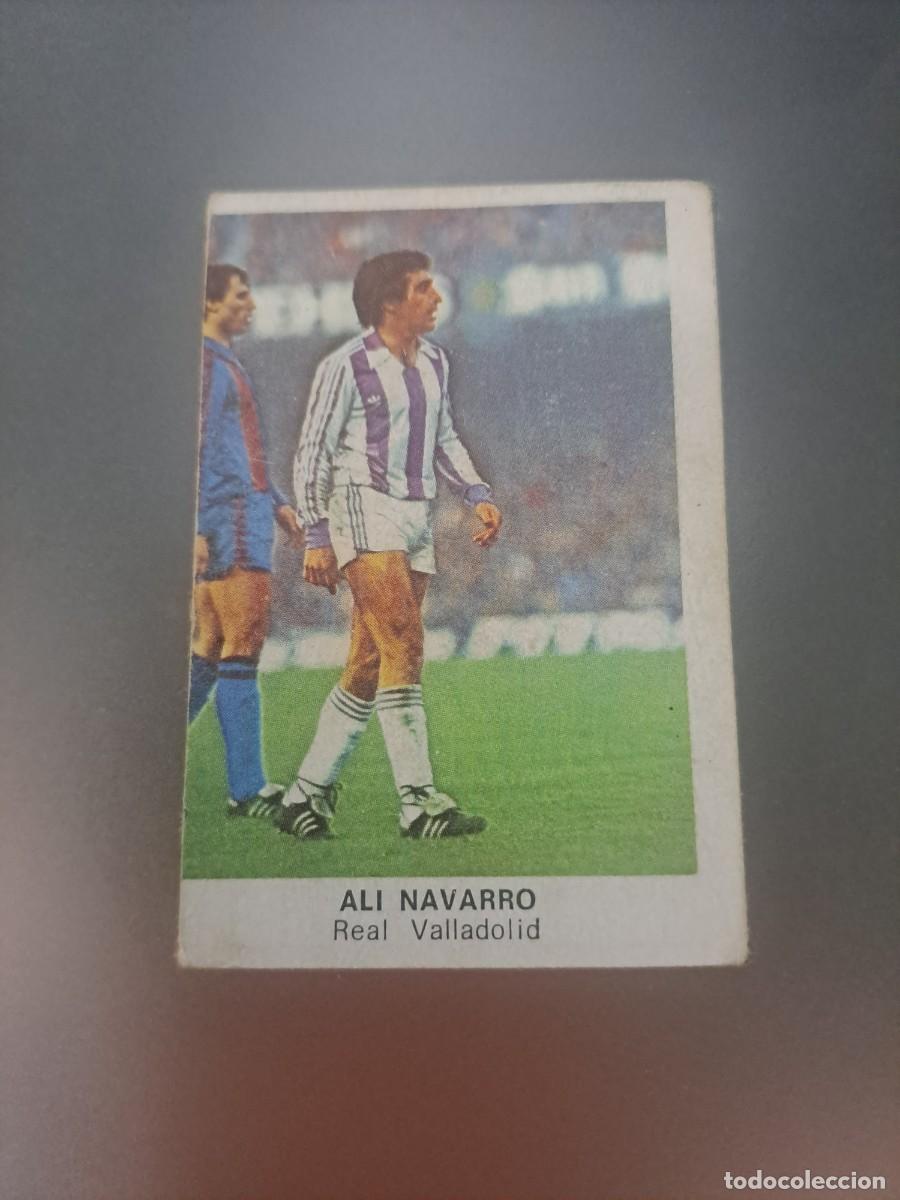 Cromos de F&uacute;tbol: CROMO ALI NAVARRO VALLADOLID AMARILLO FUTBOL 84 CROPAN LIGA 83 84 1983 1984 CROMOS CANO RECUPERADO