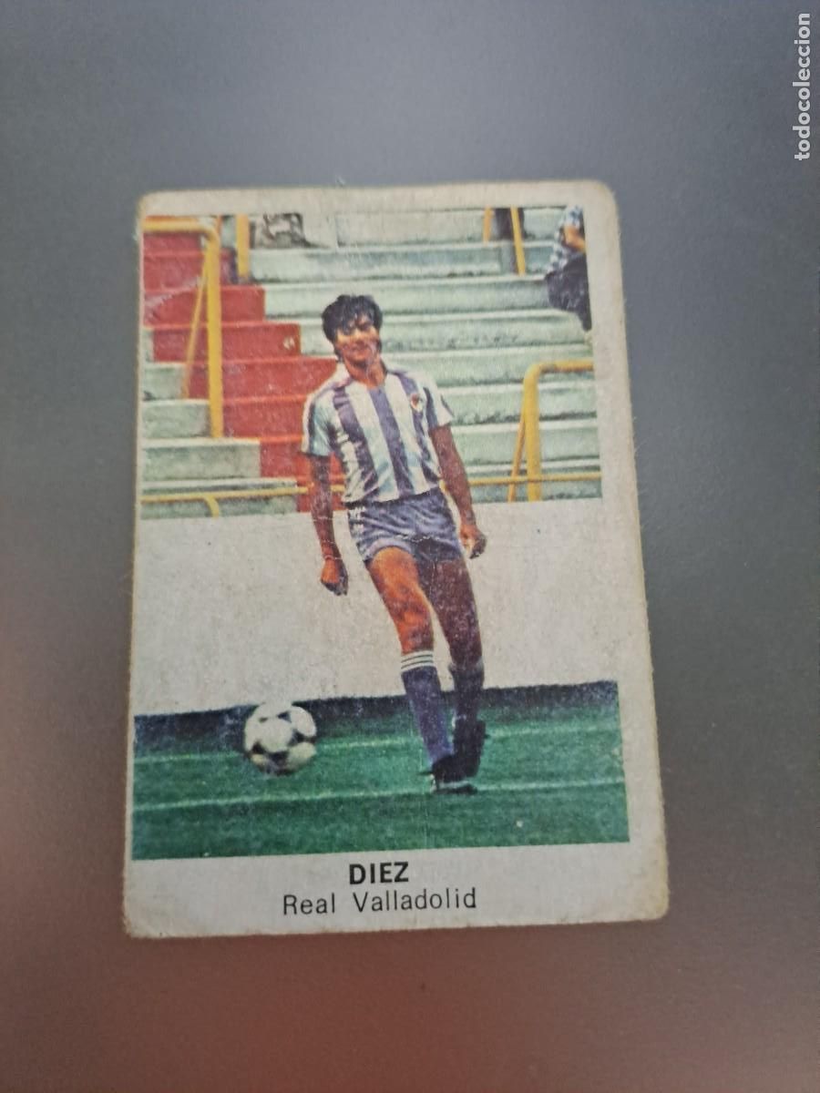 Cromos de F&uacute;tbol: CROMO DIEZ VALLADOLID FUTBOL 84 CROPAN LIGA 83 84 1983 1984 CROMOS CANO RECUPERADO
