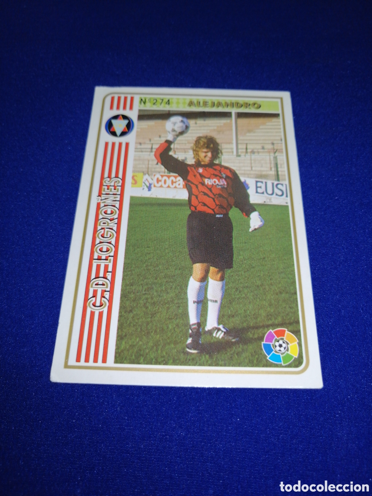 Cromos de f&uacute;tbol: LIGA 94-95 C. D. LOGRO&Ntilde;ES 274 - Foto 1