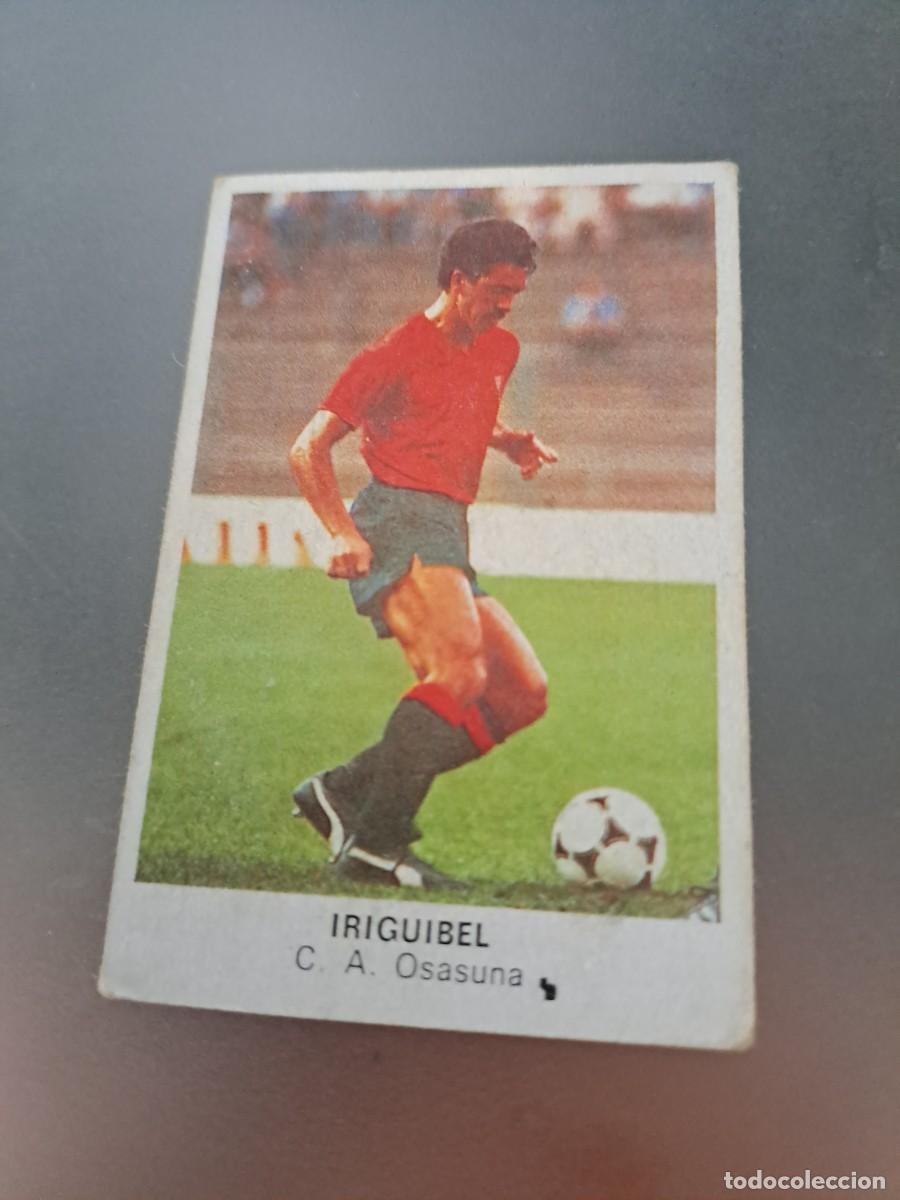 Cromos de F&uacute;tbol: CROMO IRIGUIBEL OSASUNA TRAS. AMARILLO FUTBOL 84 CROPAN LIGA 83 84 1983 1984 CROMOS CANO RECUPERADO