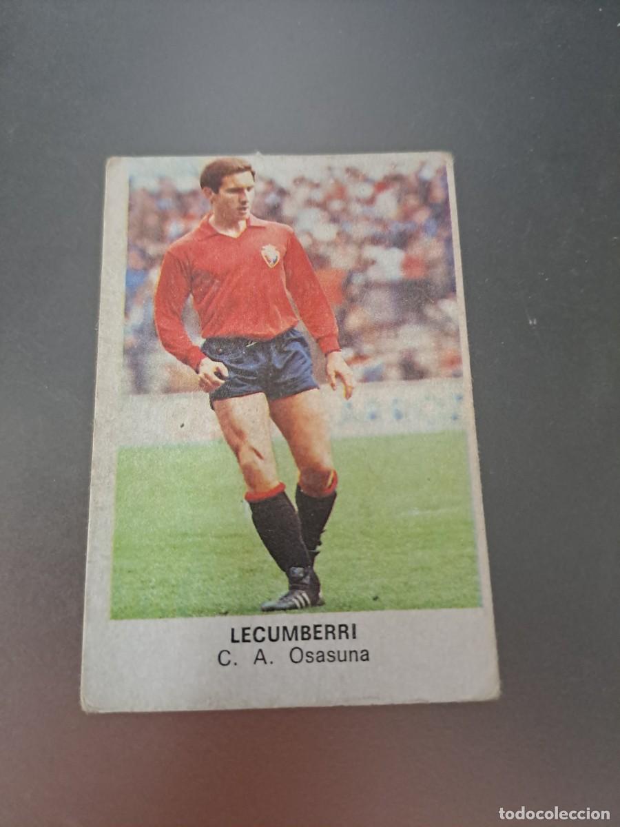 Cromos de F&uacute;tbol: CROMO LECUMBERRI OSASUNA TRAS. AMARILLO FUTBOL 84 CROPAN LIGA 83 84 1983 1984 CROMOS CANO RECUPERADO
