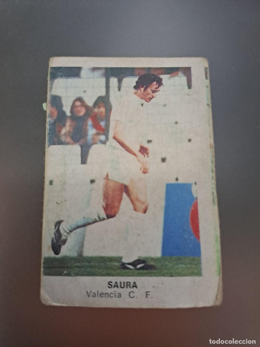 Cromos de F&uacute;tbol: CROMO SAURA VALENCIA FUTBOL 84 CROPAN LIGA 83 84 1983 1984 CROMOS CANO RECUPERADO